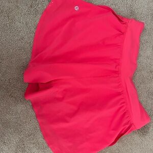 lululemon athletica Women's Athletic Shorts - Bright Pink size 8